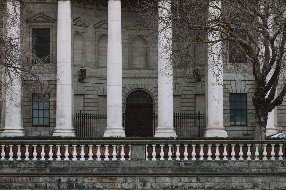 Dublin Four Courts neoclassical facade