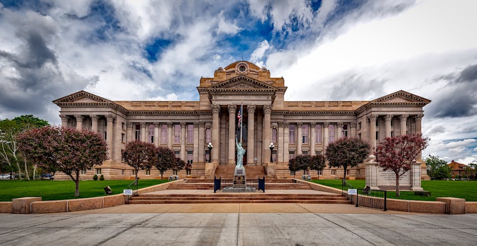 Neoclassical courthouse